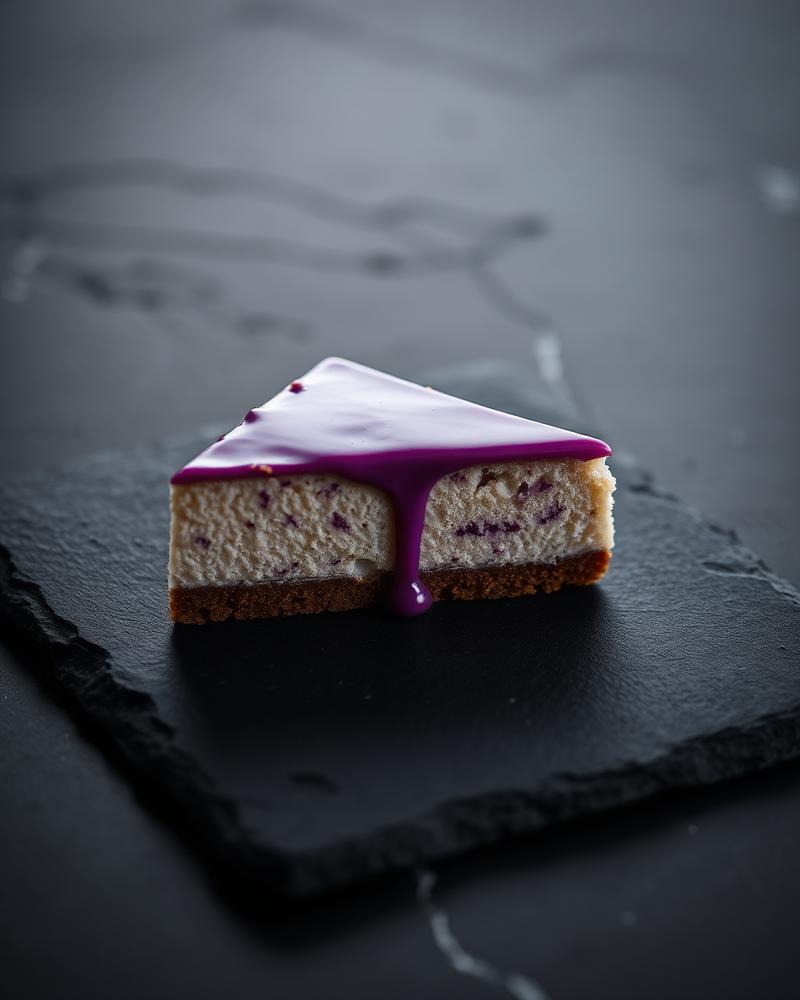 Ube Basque Cheesecake